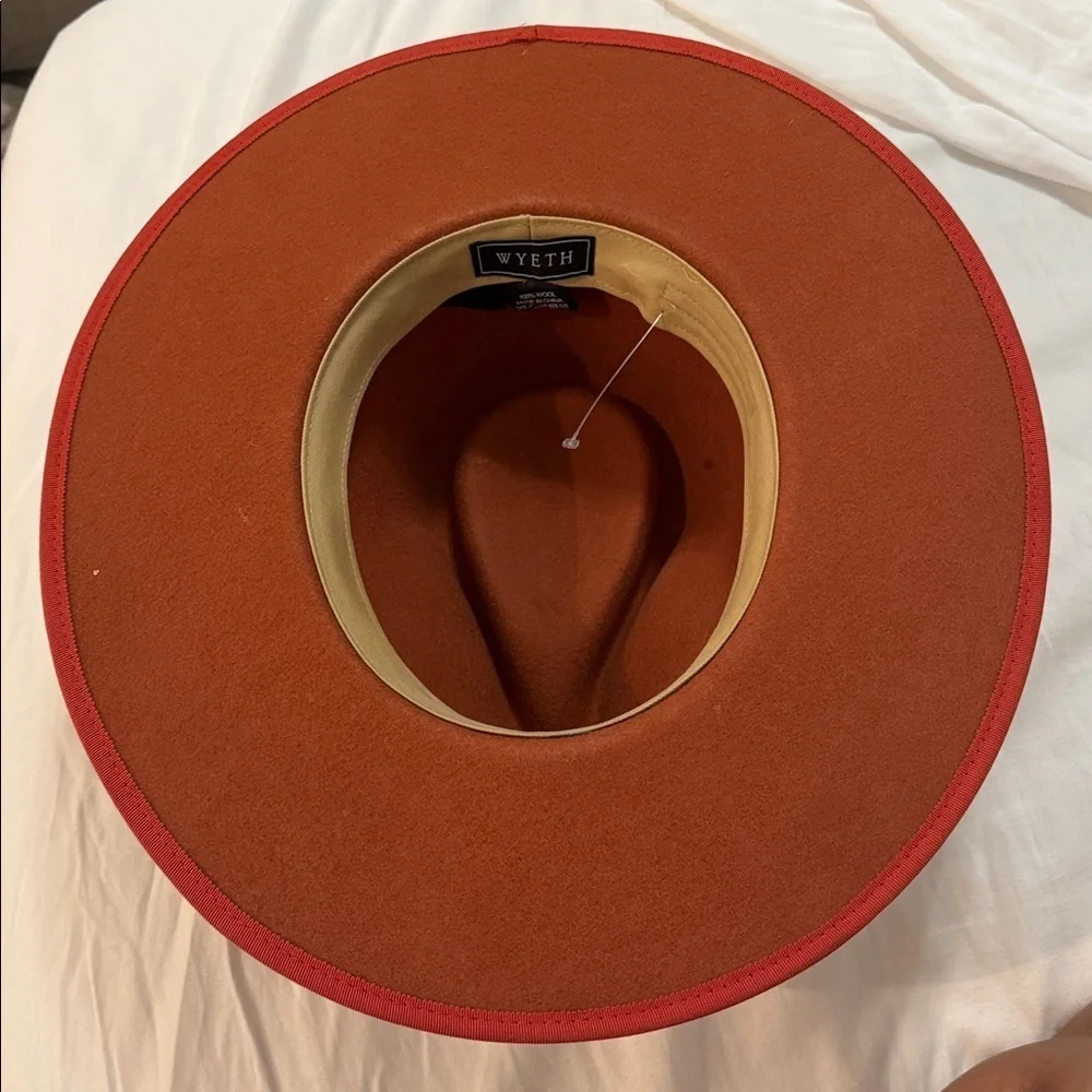 WYETH 100% wool orange rust hat - Picture 6 of 11